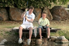 Tuki Trout Farm Ballarat Family Fishing trip